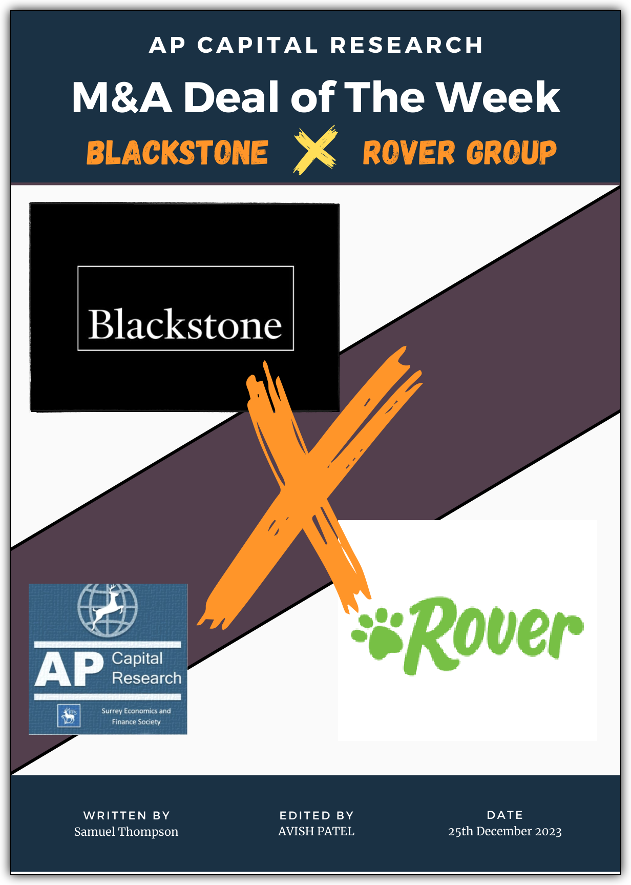 M&A Deal of the Week - Blackstone X Rover Group